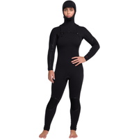 Womens Elite Xtra Warm 5/4mm Chest Zip Hooded Wetsuit